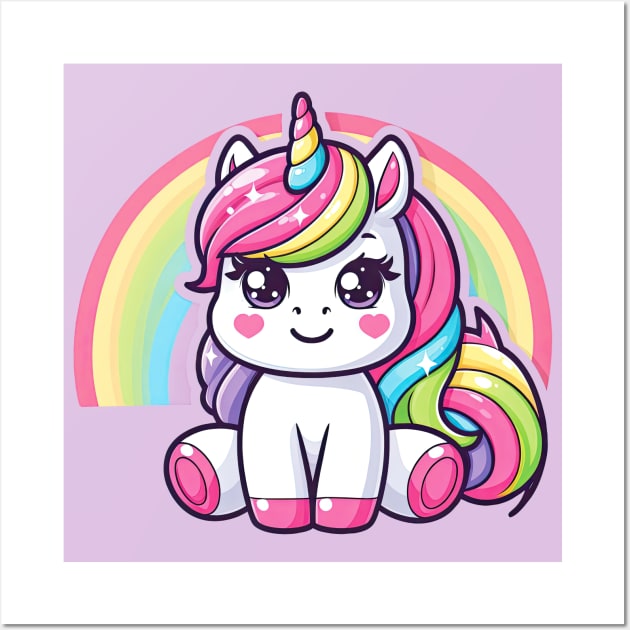 Unicorn S02 D48 Wall Art by Houerd